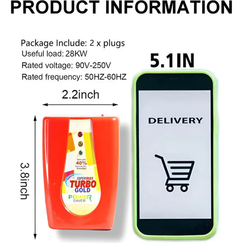 Original Max Turbo Power Saver | Save uoto 40% on Electricity Bill | Made in India